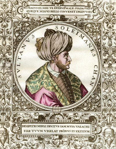 Retrato de Solimán el Magnífico (1494 - 1566) Sultán Otomano de Unknown artist