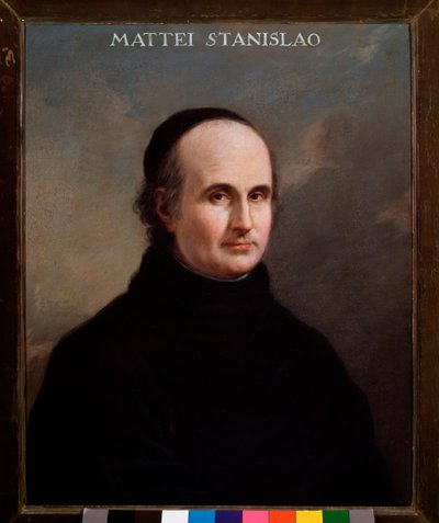 Retrato de Stanislao Mattei (1750-1825) compositor italiano de Unknown artist