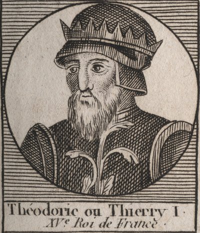 Retrato de Thierry III de Unknown artist