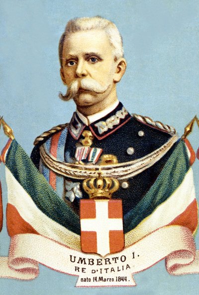 Retrato de Humberto I, rey de Italia de Unknown artist