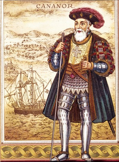Retrato de Vasco de Gama de Unknown artist