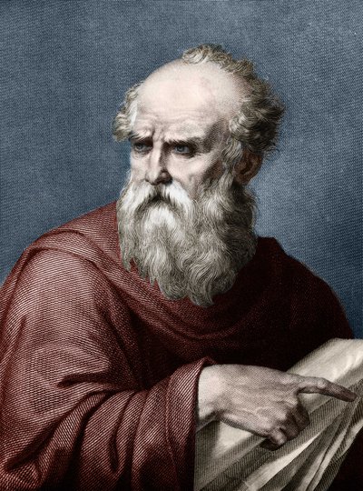 Retrato de Vitruvio (Marcus Vitruvius Pollio), arquitecto romano que vivió en el siglo I a.C. de Unknown artist