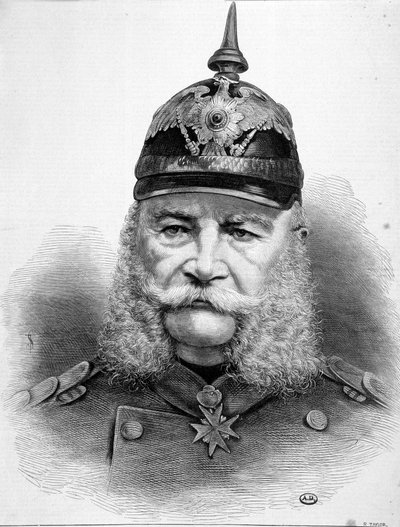 Retrato de Guillermo Friederich Ludwig I, Rey de Prusia y Emperador de Alemania (1797-1888) de Unknown artist