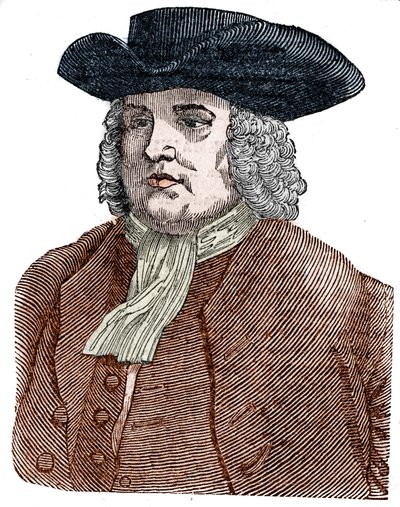 Retrato de William Penn (1644-1718) Fundador de Pensilvania. Reformador religioso inglés y columnista. de Unknown artist