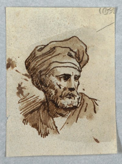 Retrato de un Hombre con Gorro de Unknown artist