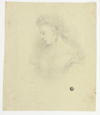 Retrato de una joven de Unknown artist