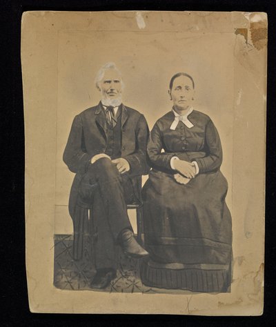 [Retrato de una pareja sentada] de Unknown artist