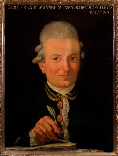 Retrato del compositor italiano Paolo Grua (1754-1833) de Unknown artist