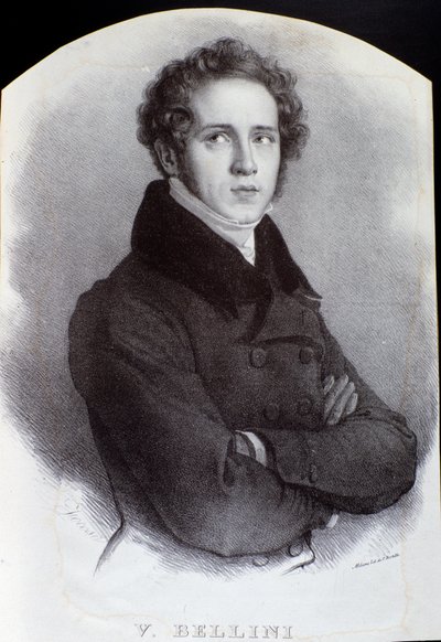 Retrato del compositor italiano Vincenzo Bellini de Unknown artist