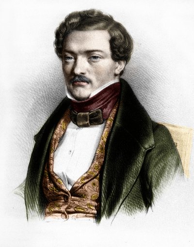 Retrato del tenor francés Gilbert-Louis Duprez de Unknown artist
