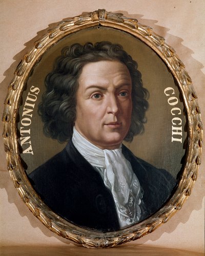 Retrato del médico y escritor italiano Antonio Cocchi. Pintura anónima de Unknown artist