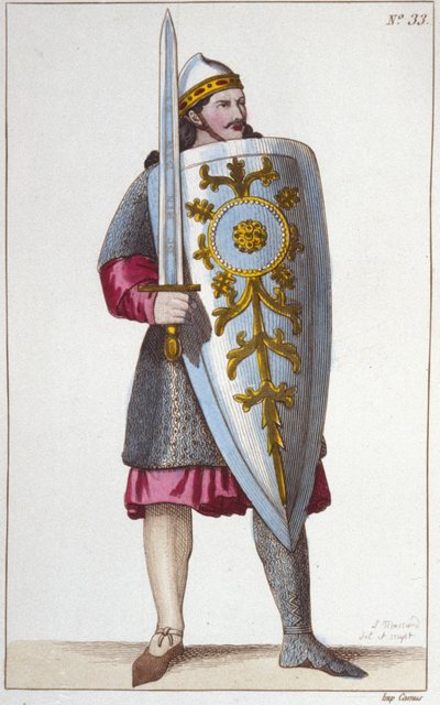 Retrato del Paladín Roldán, sobrino de Carlomagno. de Unknown artist