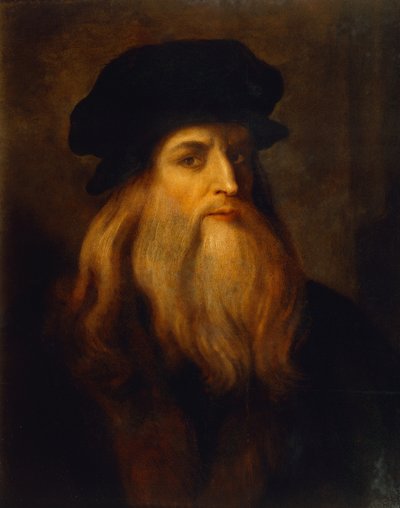 Presunto autorretrato de Leonardo da Vinci (1452-1519), un artista desconocido de Unknown artist