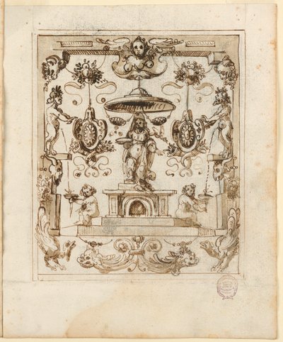 Proyecto para la decoración de un panel de Unknown artist