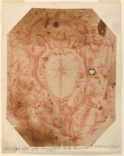 Proyecto para el Escudo de Armas de un Prelado de Unknown artist