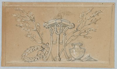 Proyecto para la decoración de un panel oblongo de Unknown artist