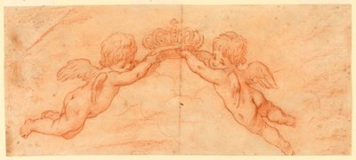 Putti con corona de Unknown artist