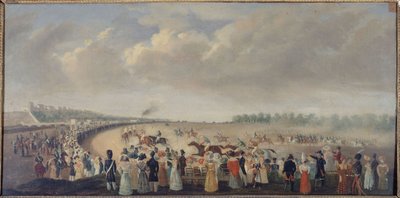 Carreras en el Campo de Marte, actual distrito 8, hacia 1830, entre 1801 y 1900 (óleo sobre lienzo) de Unknown artist