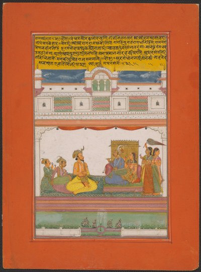 Raga Shri-rag, Página de un conjunto de Ragamala de Jaipur de Unknown artist