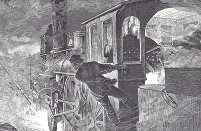 Conductores de ferrocarril, finales del siglo XIX de Unknown artist