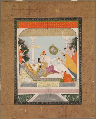 Raja with his Beloved de Unknown artist