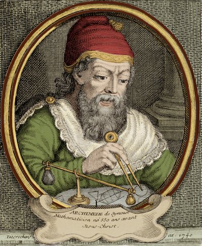 Representación de Arquímedes de Siracusa de Unknown artist