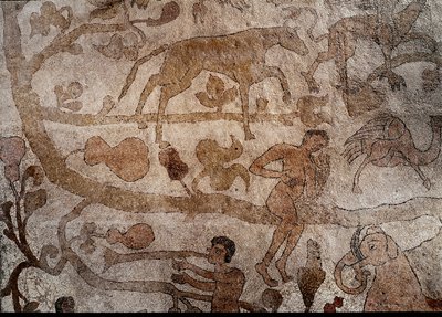 Representación de la fauna india imaginaria simbolizando las hazañas de Alejandro Magno de Unknown artist