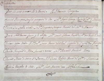 Resumen de la ópera La coronación de Darío por Giuseppe Aldrovandini (1703) de Unknown artist