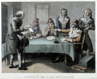 Comité Revolucionario del Año II (1794) de Unknown artist