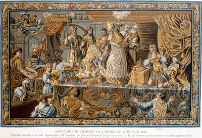 Coronación del Rey Carlos VII en Reims el 17 de julio de Unknown artist