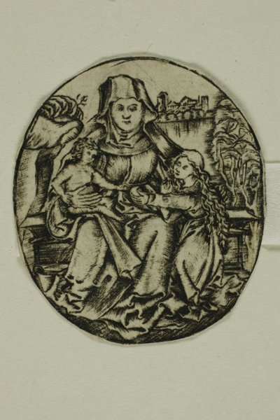 Santa Ana, la Virgen y el Niño de Unknown artist