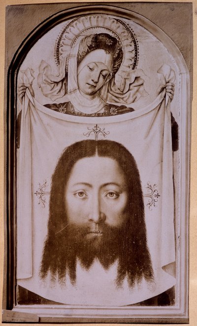 Santa Verónica mostrando el sudario con el rostro de Cristo, de ap. Flandes siglo XV de Unknown artist
