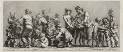 Escena de la vendimia de Unknown artist
