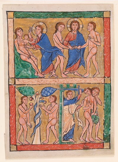 Escenas del Libro del Génesis: la Creación de Eva, el Matrimonio de Adán y Eva, la Tentación y la Expulsión de Unknown artist