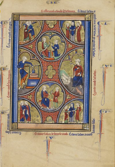 Escenas de la vida de Jacob de Unknown artist