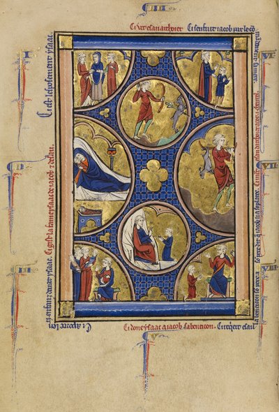 Escenas de la vida de Isaac, Jacob y Esaú de Unknown artist