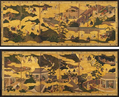 Scenes from the Tales of Ise de Unknown artist