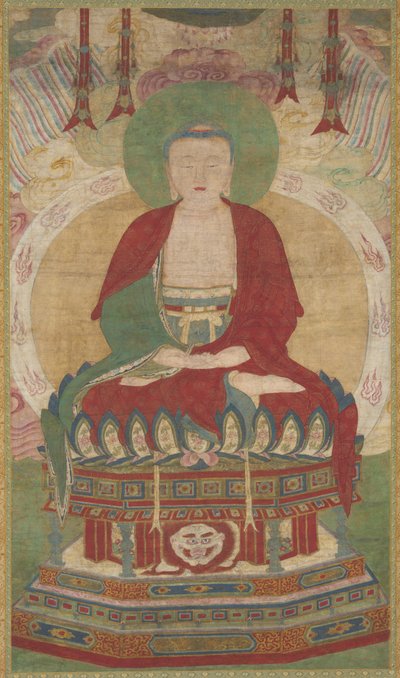Seated Amitābha de Unknown artist