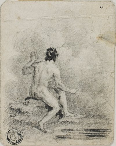 Desnudo masculino sentado de Unknown artist