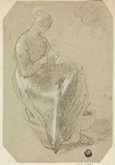 Mujer sentada de Unknown artist