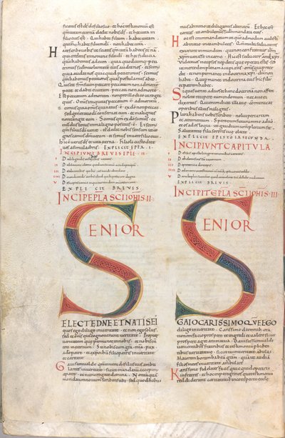 Senior.Epistola Iohannis II y Epistola Iohannis III de Unknown artist