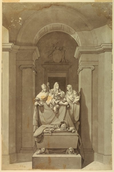 Monumento sepulcral de los tres últimos Stuarts de Unknown artist