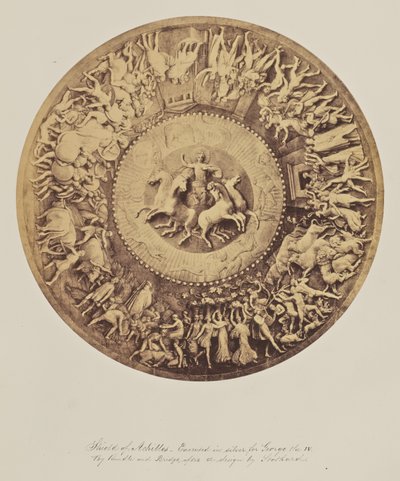 Escudo de Aquiles - Ejecutado en plata, para Jorge IV. Por Rundle y Bridge, según un diseño de Stothard. de Unknown artist