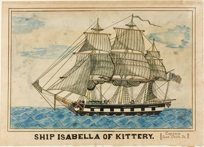 Barco Isabella de Kittery de Unknown artist