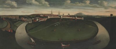 Shrewsbury y el río Severn de Unknown artist