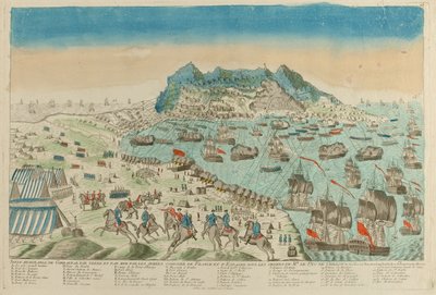Sitio de Gibraltar, 1782 de Unknown