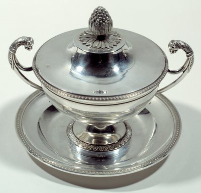 Copa de plata con tapa en forma de piña de Unknown artist