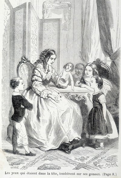 Sophie y la muñeca rota - en “Las desventuras de Sophie” de la Condesa de Ségur, Hachette de Unknown artist