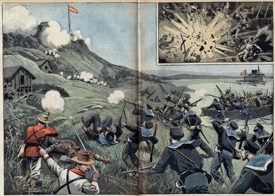 Guerra Hispanoamericana o Guerra de Independencia de Cuba (1868-1898) entre España y Norteamérica de Unknown artist