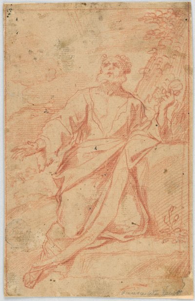 San (¿Jerónimo?) en éxtasis de Unknown artist